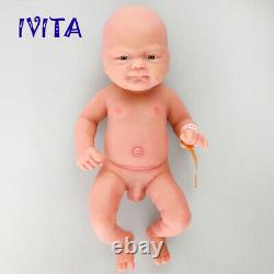 Ivita 14'' Full Body Silicone Reborn Dolls Realistic Baby Boy Ooak Jouet Cadeau De Noël