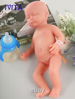 Ivita 15'' Dormir Main Bébé Fille Réaliste Silicone Reborn Doll 1800g