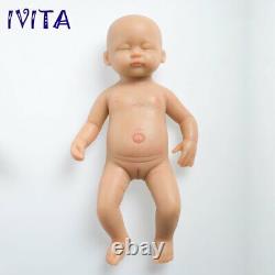 Ivita 15'' Full Silicone Reborn Doll Realistic Dormir Baby Girl Toy Cadeau De Noël