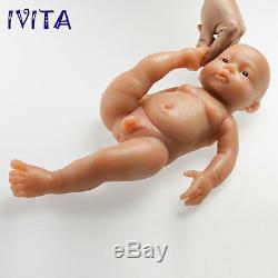 Ivita 16 '' (41cm) Réincarné Full Body Silicone Baby Boy Doll Réaliste Jouet Mignon