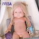 Ivita 16'' Full Body Silicone Reborn Doll Lifelike Baby Boy 2200g Jouet Cadeau De Noël