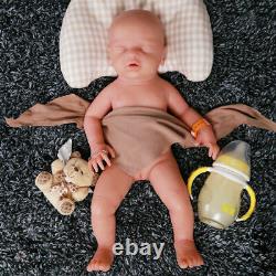 Ivita 18 Silicone Rebirth Baby Doll Handmade Sleeping Baby Girl Doll Toys Cadeaux