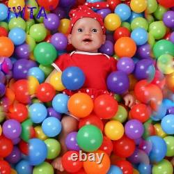 Ivita 20 Pouces Corps Complet Silicone Doux Renaître Poupée Bébé Alive Girl Simulation Toy