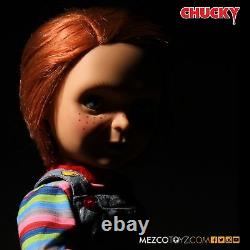 Jeu De L'enfant Bon Gars Chucky 15 Mega Échelle Parler Doll Mezco Smileing Official
