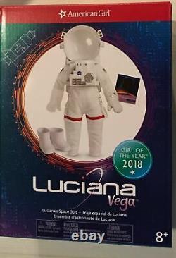 La combinaison spatiale de Luciana, fille américaine, pour poupées de 18 pouces, casque d'astronaute SANS POUPEE