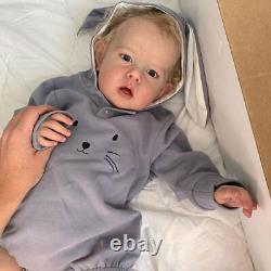 Lifelike Reborn Baby Doll 19 Soft Realistic Toddler Girl Kids Jouet Cadeau D'anniversaire