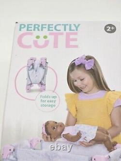 Lit pliant parfaitement mignon pour poupées jusqu'à 18 pouces pour les enfants de 2 ans et plus - NEUF