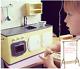 Maileg Kitchen Metal Mini Cupboard With Cookware Sink B-day Xmas Gift Doll Décor