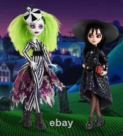 Mattel Créations Beetlejuice & Lydia Deetz Monster High Skullector Doll 2-pack