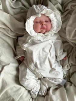 Membres pondérés Reborn Doll Réaliste Doux Nouveau-né Bébé Visible Veines Cadeau d'Artiste