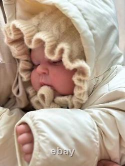 Membres pondérés Reborn Doll Réaliste Doux Nouveau-né Bébé Visible Veines Cadeau d'Artiste