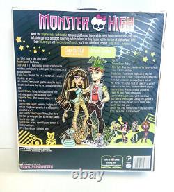 Monster High Cleo De Nil Et Deuce Gorgon Doll Première Vague Retraité Nouveau Nrfb