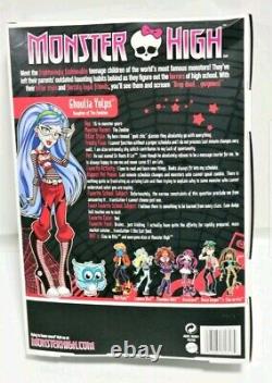 Monster High Ghulia Yelps 1st Wave Original Doll With Pet Nib Nouveauté En Boîte! Royaume