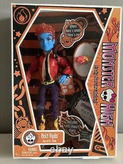 Monster High Holt Hyde 2010 1ère Vague Mattel Boy Doll With Crossfade New In Box