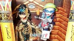 Monster High Sdcc Exclusive Cleo De Nil & Ghulia Yelps Dolls Mattel Nouveau