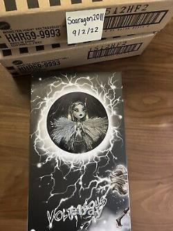 Monster High Sdcc Exclusive Voltageous Frankie Stein 2022 Black White In Hand