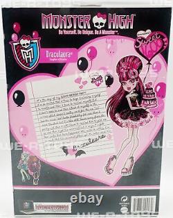 Monster High Sweet 1600 Draculaura Doll Reissue Mattel 2012 No Bcw53 Nrfb