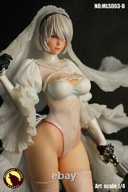 Moonlight Studio 1/4 Nier Automata Yorha 2b White Wedding Ver. Figure Statue