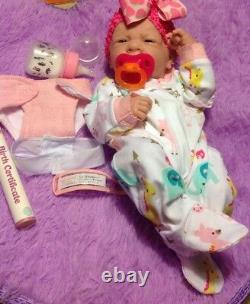 My Dream Baby Girl! Berenguer Prématuré Lifelike Doll W Réincarné Sucette, Bouteille