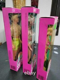 NOUVEL ensemble Barbie Sun Sensation 1991 Barbie Ken Skipper Jazzie Kira Mattel NIB 5\6