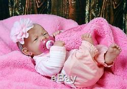 New Baby Doll Fille Réel Réincarné 15 Pouces Vinyle Berenguer Lifelike Nouveau-né