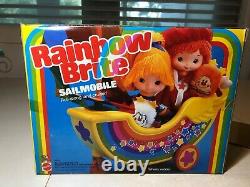 Nib 1983 Rainbow Brite Sailmobile Nib Par Mattel