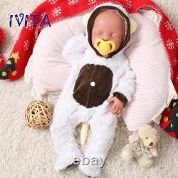 Noël Prix Spécial Ivita 18 Full Body Filled Silicone Doll Closed Eyes Boy Baby