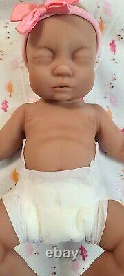 Nouveau 12 Full Body Silicone Baby Girl Doll Willow