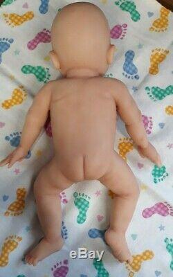 Nouveau 12 Micro Prématuré Full Body Silicone Baby Girl Doll Charlotte