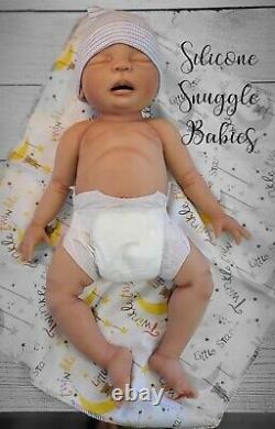 Nouveau 22 Nouveau-né Full Body Silicone Baby Girl Doll Riley