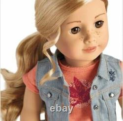 Nouveau Dans Box American Girl 18 Tenney Grant Doll Book Outfit Blonde Hair Musician