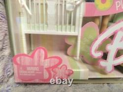 Nouveau Rare Barbie Jouer Toute La Journée Midge & Baby Happy Family Nursery Set Non Enceinte