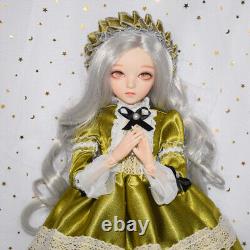 Nouveau set de poupée BJD 1/3 de 60cm, 18 articulations mobiles, princesse de mode, cadeau d'anniversaire pour filles.