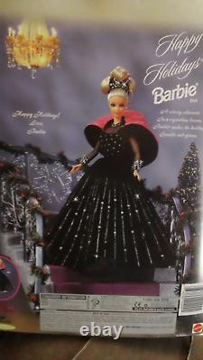 Poupée BARBIE, Joyeuses fêtes, RARE ERREUR D'IMPRESSION, Éd. Spéciale, (Mattel, 1998), NEUVE