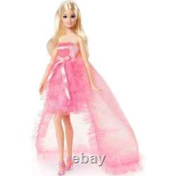 Poupée Barbie, Vœux d'anniversaire, Cadeau idéal, Blonde en robe rose