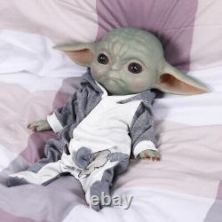 Poupée bébé Yoda en silicone à corps entier, réaliste et doux, cadeaux de Noël pour fille