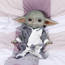 Poupée bébé Yoda en silicone à corps entier, réaliste et doux, cadeaux de Noël pour fille