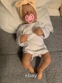 Poupée bébé en silicone et vinyle Bailey Lifelike Newborn de 20 pouces pour filles - Picardias