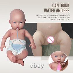 Poupée bébé en silicone intégral COSDOLL 18.5 avec système de boisson et d'urination