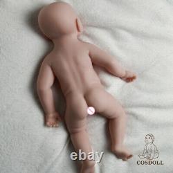 Poupée bébé en silicone souple et réaliste à corps entier avec les yeux fermés de COSDOLL 18.5