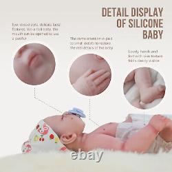 Poupée bébé nouveau-né réaliste en silicone intégral de 17,5 pouces Reborn COSDOLL