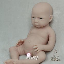 Poupée bébé réaliste en silicone intégral de 18,5 pouces COSDOLL, poids de 6,6 lb, poupées garçon reborn.
