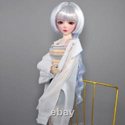 Poupée belle BJD de 56 cm avec tête ouvrable, yeux changeables et accessoires complets