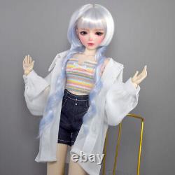 Poupée belle BJD de 56 cm avec tête ouvrable, yeux changeables et accessoires complets