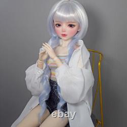 Poupée belle BJD de 56 cm avec tête ouvrable, yeux changeables et accessoires complets