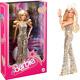 Poupée De Collection Barbie Le Film, Margot Robbie Barbie En Combinaison Disco Dorée