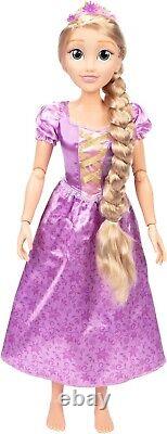 Poupée de la princesse Raiponce pour jouer, 32 pouces de hauteur et articulée, ma poupée de taille réelle.