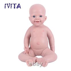 Poupée en silicone à corps entier de 18 pouces, bébé fille réaliste et mignonne avec corps souple
