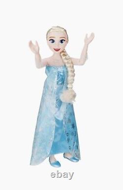 Poupée géante Disney Frozen Elsa avec pouvoirs de glace et musique - Poupée de jeu de 32 pouces.