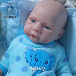 Poupées bébé Reborn COSDOLL 18.5 pouvant boire de l'eau et faire pipi en silicone Platinum Garçon